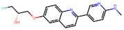 (S)-1-Fluoro-3-((2-(6-(methylamino)pyridin-3-yl)quinolin-6-yl)oxy)propan-2-ol