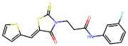 N-(3-Fluorophenyl)-3-(4-oxo-5-(thiophen-2-ylmethylene)-2-thioxothiazolidin-3-yl)propanamide