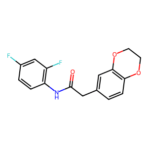 N-(2,4-Difluorophenyl)-2-(2,3-dihydrobenzo[b][1,4]dioxin-6-yl)acetamide