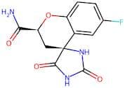 (2S,4S)-6-Fluoro-2',5'-dioxospiro[chromane-4,4'-imidazolidine]-2-carboxamide