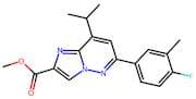 Methyl 6-(4-fluoro-3-methylphenyl)-8-isopropylimidazo[1,2-b]pyridazine-2-carboxylate