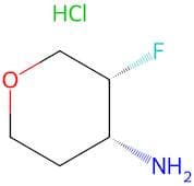 (3R,4R)-3-Fluorotetrahydro-2H-pyran-4-amine hydrochloride