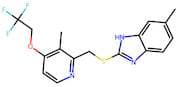 6-Methyl-2-(((3-methyl-4-(2,2,2-trifluoroethoxy)pyridin-2-yl)methyl)thio)-1H-benzo[d]imidazole