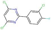 4,6-Dichloro-2-(3-chloro-4-fluorophenyl)pyrimidine