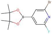 2-Bromo-6-fluoro-4-(4,4,5,5-tetramethyl-1,3,2-dioxaborolan-2-yl)pyridine