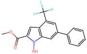 Methyl 1-hydroxy-6-phenyl-4-(trifluoromethyl)-1H-indole-2-carboxylate