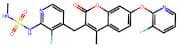 3-[[3-Fluoro-2-[(methylsulfamoyl)amino]-4-pyridyl]methyl]-7-[(3-fluoro-2-pyridyl)oxy]-4-methylchro…