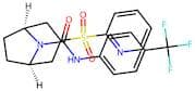 3-(Pyridin-2-ylsulfonyl)-N-(4-(trifluoromethyl)phenyl)-8-azabicyclo[3.2.1]octane-8-carboxamide-endo