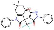 6,6-dimethyl-3-(5-methyl-3-oxo-2-phenyl-2,3-dihydro-1H-pyrazol-4-yl)-1-phenyl-3-(trifluoromethyl)-…