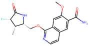1-(((2S,3S,4S)-4-Fluoro-3-methyl-5-oxopyrrolidin-2-yl)methoxy)-7-methoxyisoquinoline-6-carboxamide