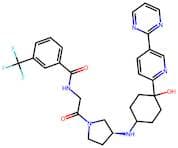 (S)-N-(2-(3-((4-Hydroxy-4-(5-(pyrimidin-2-yl)pyridin-2-yl)cyclohexyl)amino)pyrrolidin-1-yl)-2-oxoe…
