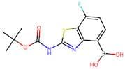 (2-((tert-Butoxycarbonyl)amino)-7-fluorobenzo[d]thiazol-4-yl)boronic acid