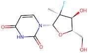 1-((2S,3S,4S,5S)-3-fluoro-4-hydroxy-5-(hydroxymethyl)-3-methyltetrahydrofuran-2-yl)pyrimidine-2,4(…