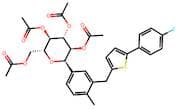 (2R,3R,4R,5S,6R)-2-(acetoxymethyl)-6-(3-((5-(4-fluorophenyl)thiophen-2-yl)methyl)-4-methylphenyl)t…
