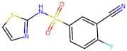 3-Cyano-4-fluoro-N-(thiazol-2-yl)benzenesulfonamide