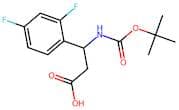 3-{[(tert-butoxy)carbonyl]amino}-3-(2,4-difluorophenyl)propanoic acid
