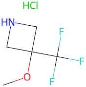 3-Methoxy-3-(trifluoromethyl)azetidine (hydrochloride)