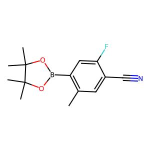 2-Fluoro-5-methyl-4-(4,4,5,5-tetramethyl-1,3,2-dioxaborolan-2-yl)benzonitrile