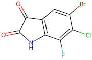 5-Bromo-6-chloro-7-fluoroindoline-2,3-dione