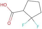2,2-Difluorocyclopentane-1-carboxylic acid