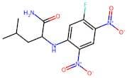 Nα-(5-Fluoro-2,4-dinitrophenyl)-D-leucinamide [HPLC Labeling Reagent for e.e. Determination]