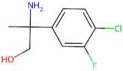 2-Amino-2-(4-chloro-3-fluorophenyl)propan-1-ol