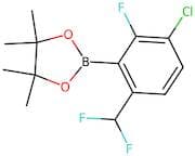 2-(3-Chloro-6-(difluoromethyl)-2-fluorophenyl)-4,4,5,5-tetramethyl-1,3,2-dioxaborolane