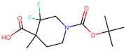 1-(tert-Butoxycarbonyl)-3,3-difluoro-4-methylpiperidine-4-carboxylic acid