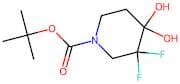 tert-Butyl 3,3-difluoro-4,4-dihydroxypiperidine-1-carboxylate