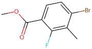 Methyl 4-bromo-2-fluoro-3-methylbenzoate
