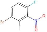1-Bromo-4-fluoro-2-methyl-3-nitrobenzene
