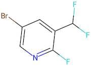 5-Bromo-3-(difluoromethyl)-2-fluoropyridine