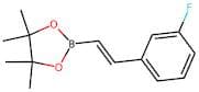 (E)-2-(3-Fluorostyryl)-4,4,5,5-tetramethyl-1,3,2-dioxaborolane