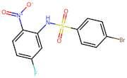 4-Bromo-N-(5-fluoro-2-nitrophenyl)benzenesulfonamide