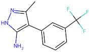 3-Methyl-4-[3-(trifluoromethyl)phenyl]-1H-pyrazol-5-amine