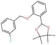 2-(2-((3-Fluorobenzyl)oxy)phenyl)-4,4,5,5-tetramethyl-1,3,2-dioxaborolane