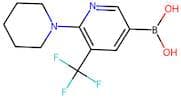 (6-(Piperidin-1-yl)-5-(trifluoromethyl)pyridin-3-yl)boronic acid