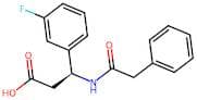 (S)-3-(3-Fluorophenyl)-3-(2-phenylacetamido)propanoic acid