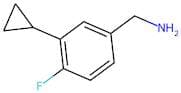 (3-Cyclopropyl-4-fluorophenyl)methanamine