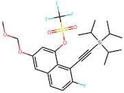 7-Fluoro-3-(methoxymethoxy)-8-((triisopropylsilyl)ethynyl)naphthalen-1-yl trifluoromethanesulfonate