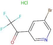 1-(5-Bromopyridin-3-yl)-2,2,2-trifluoroethanone hydrochloride