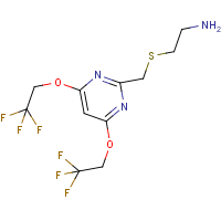 2-[4,6-Bis(2,2,2-trifluoroethoxy)pyrimidin-2-yl)methylthio]ethylamine