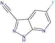 5-Fluoro-1H-pyrazolo[3,4-b]pyridine-3-carbonitrile