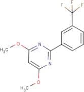 2-[(3-Trifluoromethyl)phenyl]-4,6-dimethoxypyrimidine