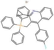 ((2-Cyclopropyl-4-(4-fluorophenyl)quinolin-3-yl)methyl)triphenylphosphonium bromide