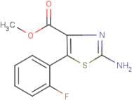 Methyl 2-amino-5-(2-fluorophenyl)-1,3-thiazole-4-carboxylate