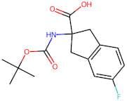 2-((tert-Butoxycarbonyl)amino)-5-fluoro-2,3-dihydro-1H-indene-2-carboxylic acid