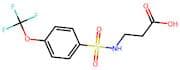 3-[4-(trifluoromethoxy)benzenesulfonamido]propanoic acid
