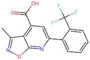 3-Methyl-6-[2-(trifluoromethyl)phenyl]-[1,2]oxazolo[5,4-b]pyridine-4-carboxylic acid