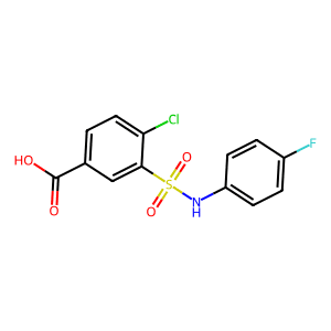 4-Chloro-3-[(4-fluorophenyl)sulfamoyl]benzoic acid